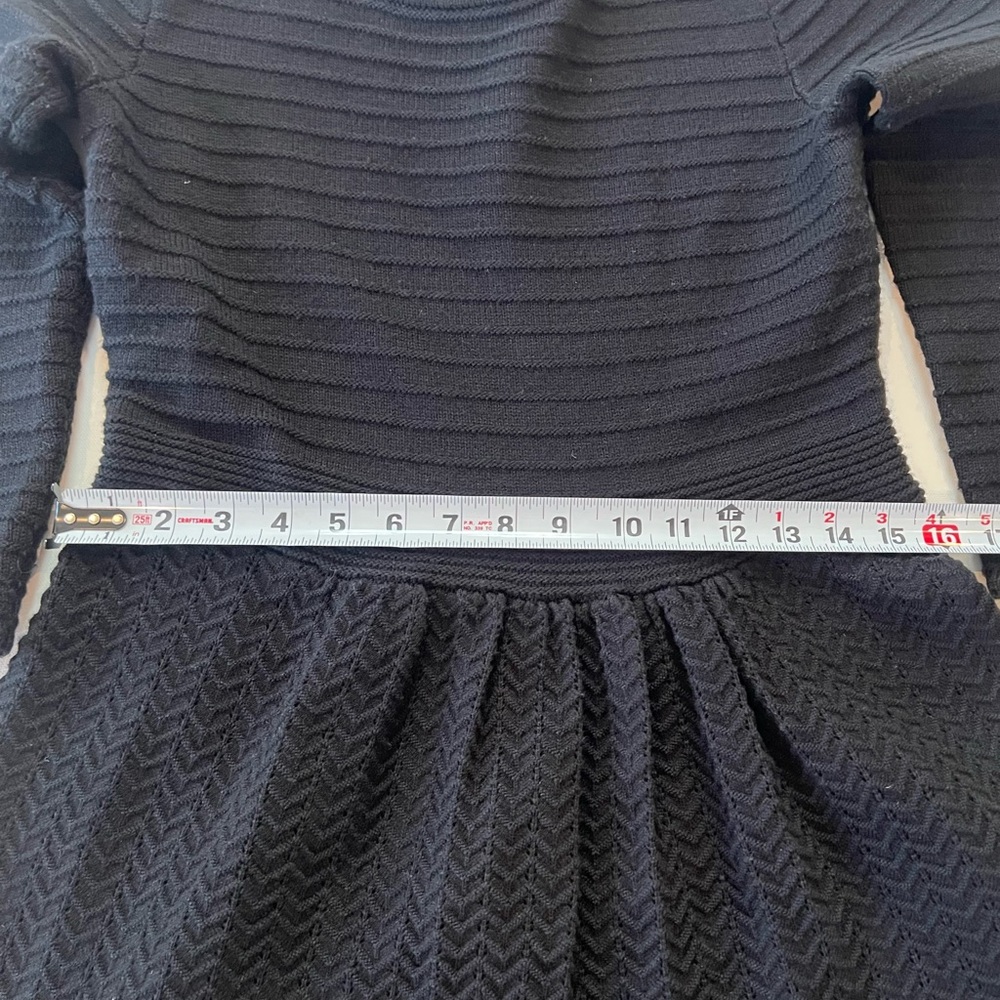 Jessica Simpson Black 3/4 Sleeve Dress Textured - Picture 6 of 12